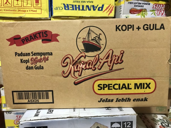 Jual Kapal Api Spesial Mix 1 Dus / 12 Renceng / 120 Sachet