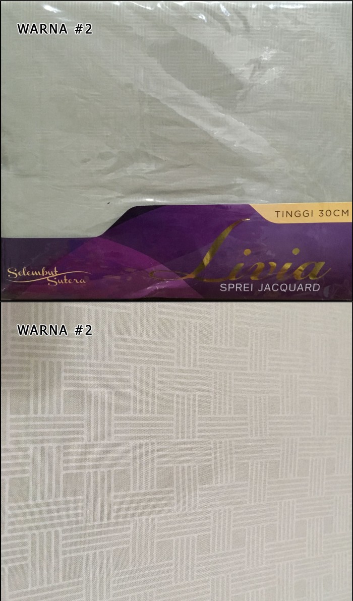 Jual Sprei Polos Jacquard Livia Ukuran King 180 Alpha