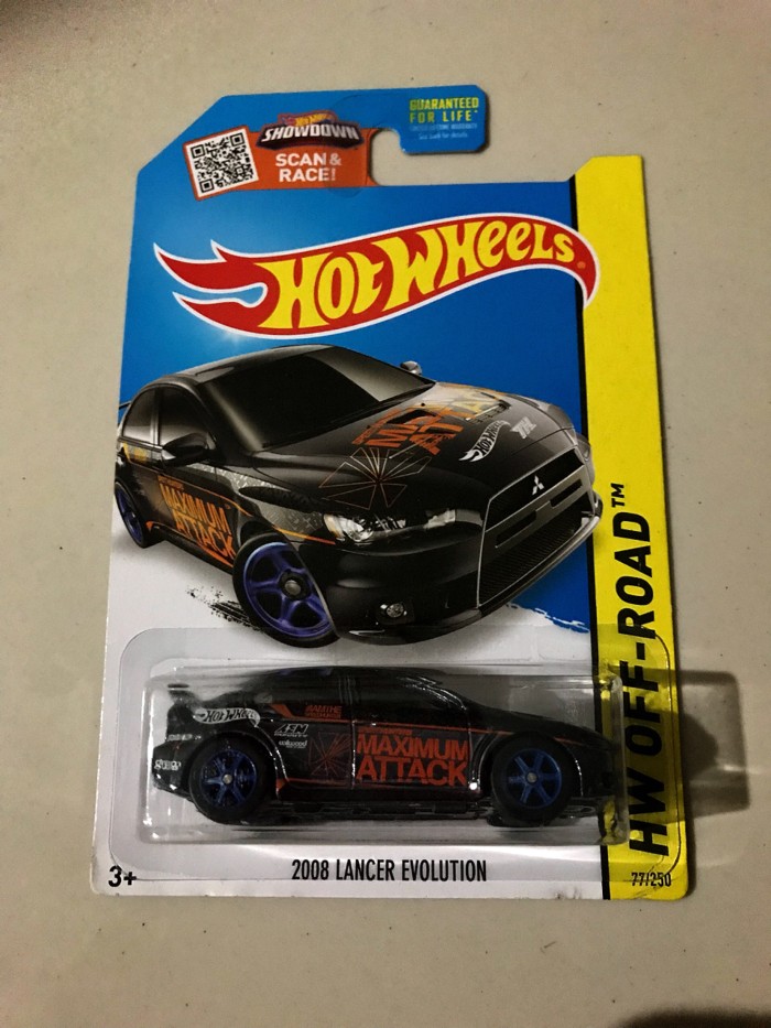  Jual  Hot  Wheels  2008 Mitsubishi Lancer Super Treasure Hunt 