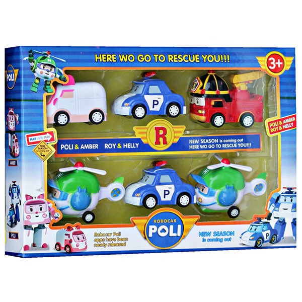 Mainan Robot - Mainan anak laki ROBOCAR POLI ISI 6 DUS