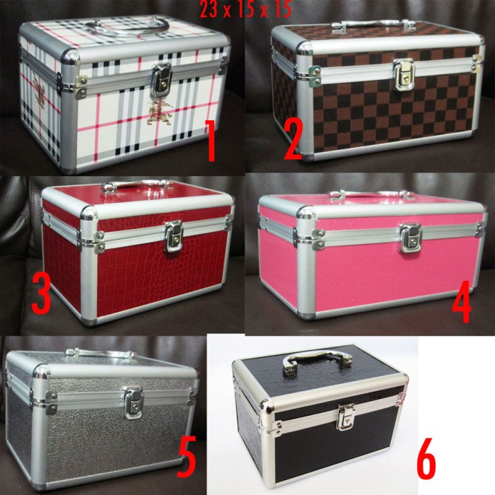 Beau Kotak Kosmetik Cosmetic Box Motif Barbie 213 Size M White Putih. Source · Box