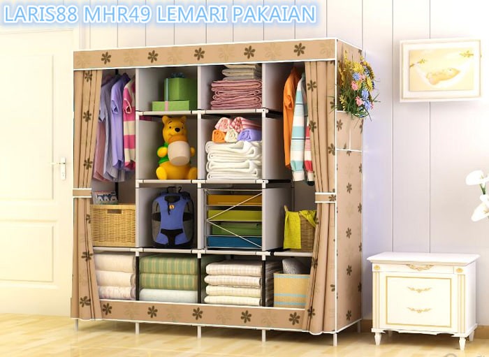 MHR49 Lemari pakaian jumbo super Multifunction Wardrobe COWSPOT