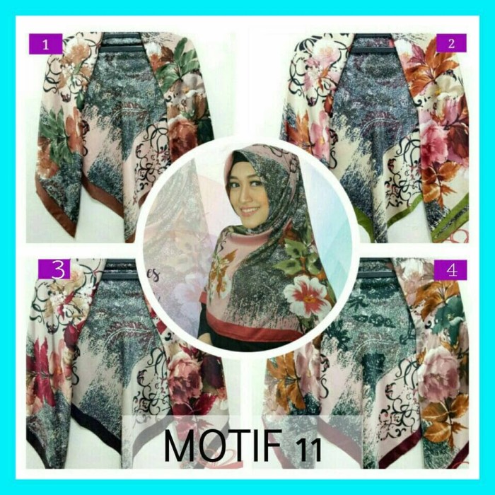 jual segiempat satin lamiz by azzura motif 11 jual segiempat satin lamiz by azzura motif 11
