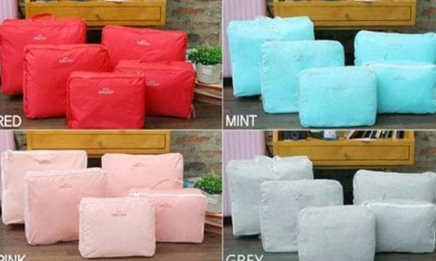 Foto Produk Diskon!! Bags In Bags ( Dpt 5 Bag ) Bag In Bag 5 In 1 Travel Bag Murah dari Rasya-collection