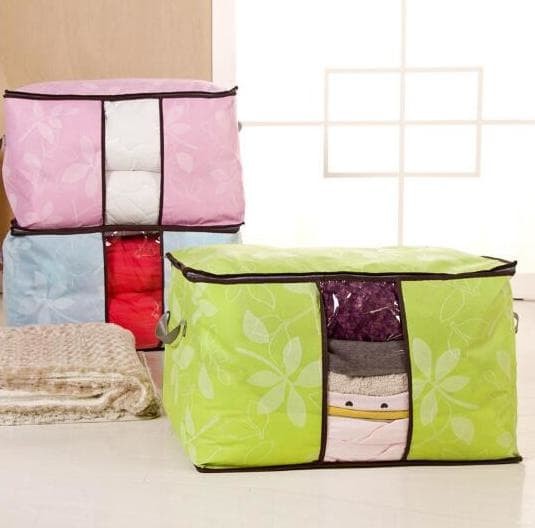 Foto Produk Hot New Storage Bag Flower Ukuran Jumbo Untuk Tempat Pakaian Bedcover dari Rasya-collection