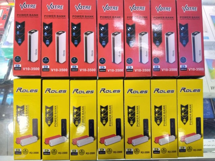 Power Bank Roles & Votre 3500mAh Obral Murah Meriah