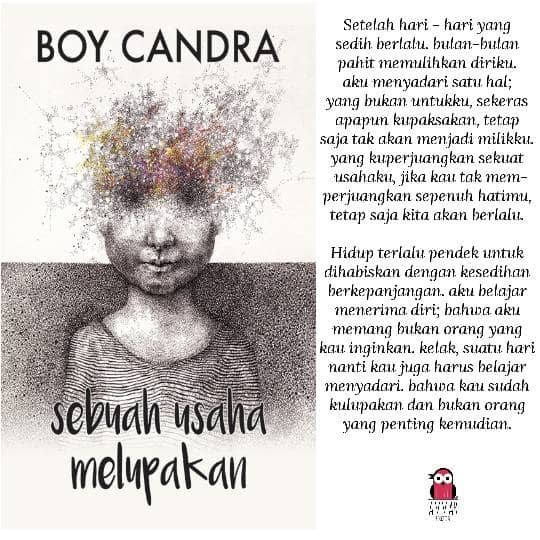 Sebuah Usaha Melupakan - Boy Candra (disc.15%)