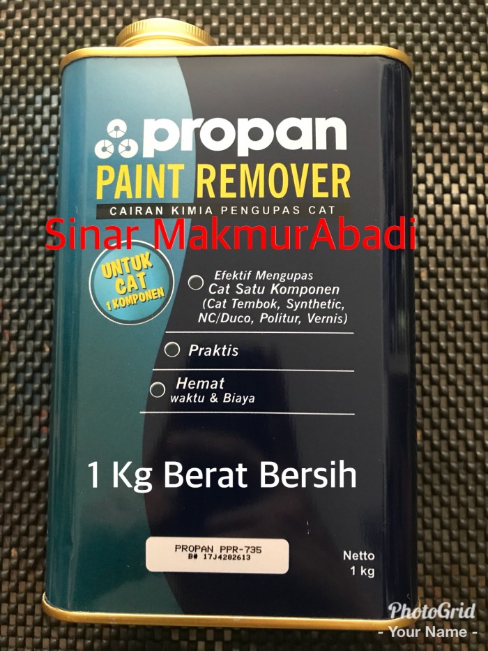 Jual Propan Paint Remover  PPR 735 Untuk Cat 1 Komponen 