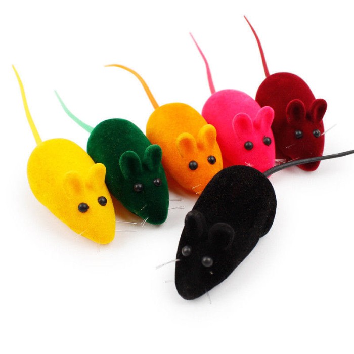 Jual Tikus Tikusan Hewan Mainan Kucing Kitten Anjing Dog Cat Toys Chewy Toy Kota Tangerang ...