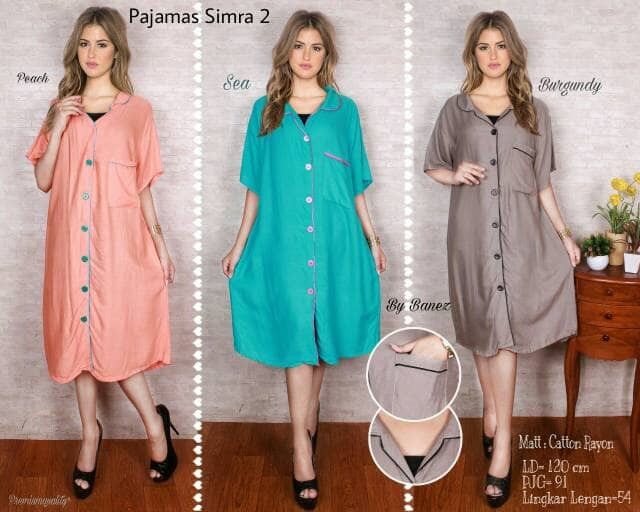 Daster Baju Tidur Busui Katun jual pejamas piyama baju tidur cantik daster kancing busui Daster Baju Tidur Busui Katun jual pejamas piyama baju tidur cantik daster kancing busui