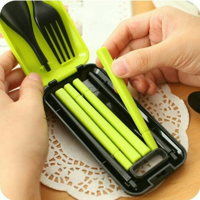 Cutlery Set Korea Alat Makan Set Sendok Garpu Sumpit Travel Souvenir Cutlery Set Korea Alat Makan Set Sendok Garpu Sumpit Travel Souvenir