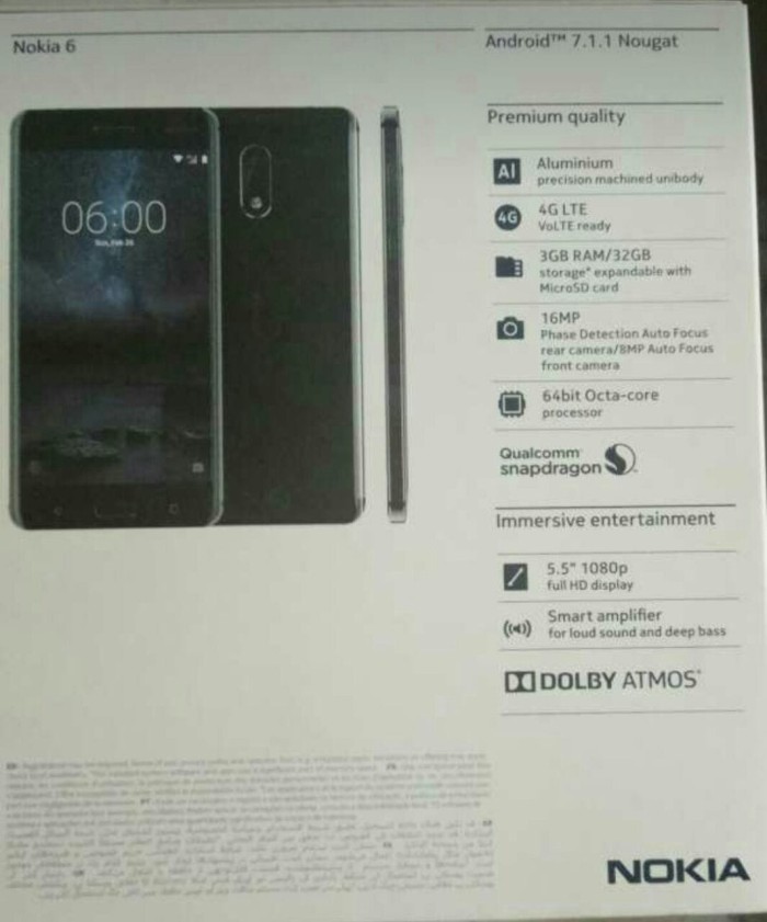 jual nokia 6 garansi resmi nokia indonesia parastar jual nokia 6 garansi resmi nokia indonesia parastar