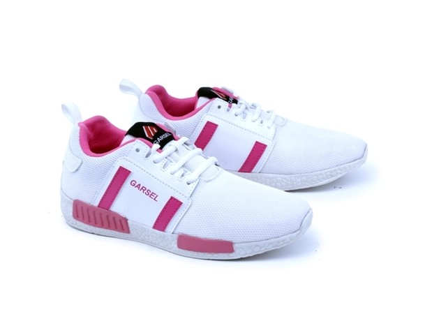 Sepatu Sport Wanita Original Distro Gs Sepatu Kets Olahraga pink-Putih
