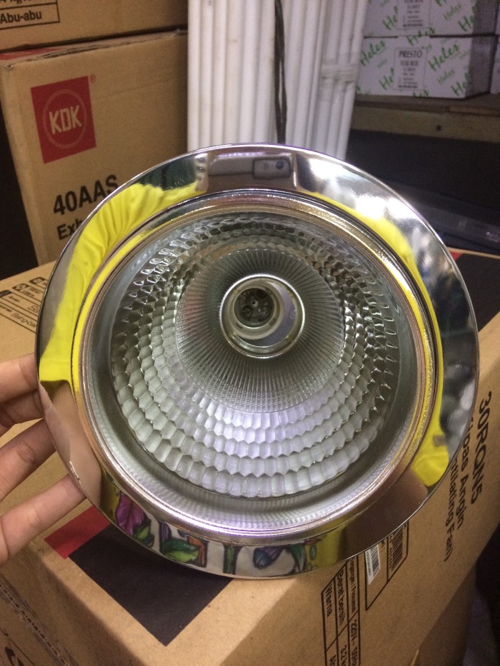 Jual Down Light  5 in Silver RRT Rumah Lampu Downlight  5 