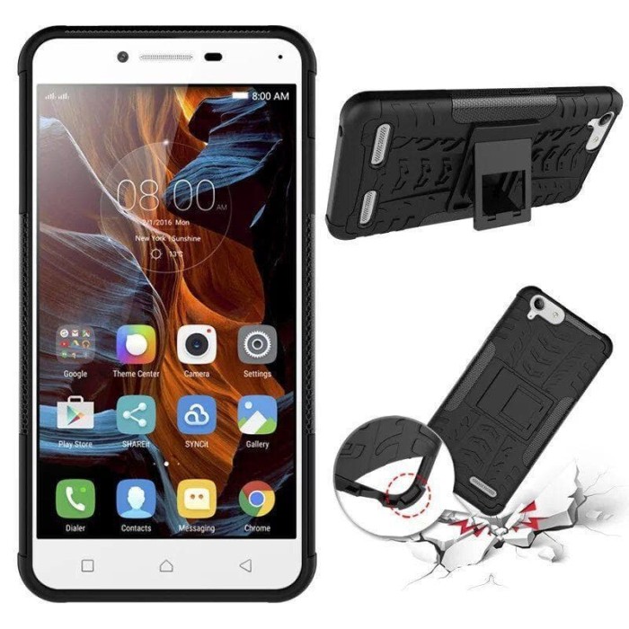 Case Lenovo K5 Plus A6020 Armor Case Xphase 2 Soft Gel Hard Case Armor