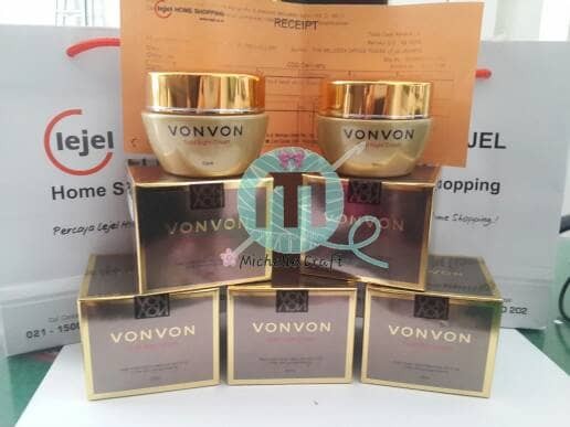 Vonvon 24K GOLD Night Cream Asli Original Lejel home shopping Von Von