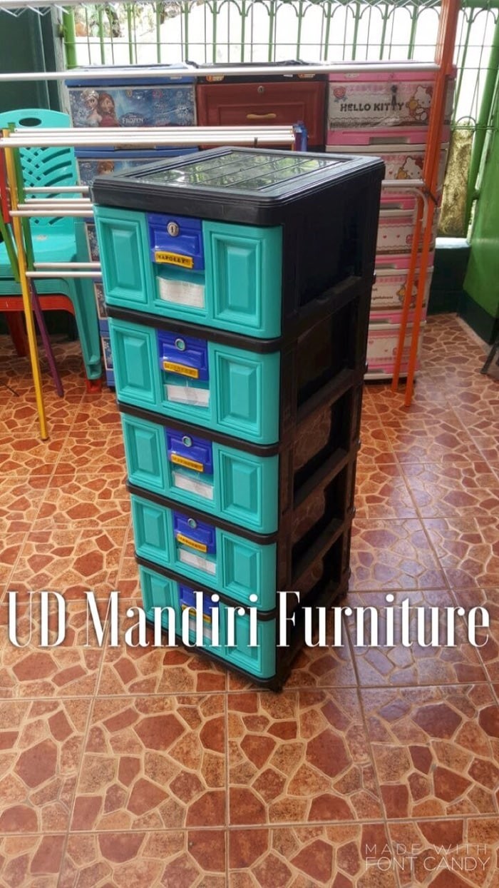 Jual Produk Alat Rumah Tangga Lemari Plastik Laci Serbaguna Napolly