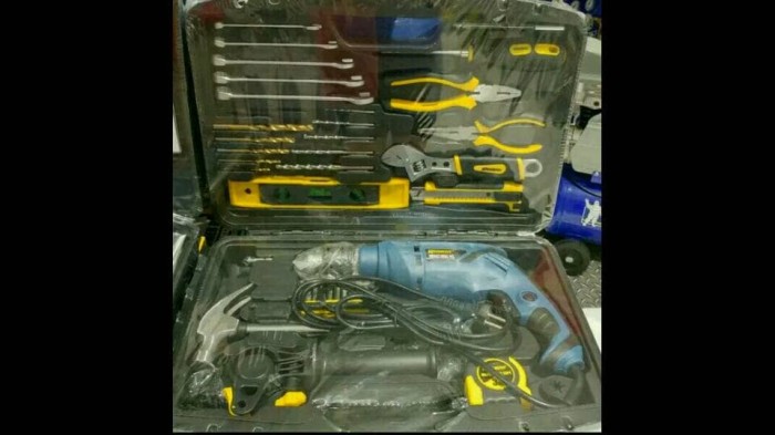 KRISBOW SET BOR LISTRIK 37 PCS - IMPACT DRILL SET