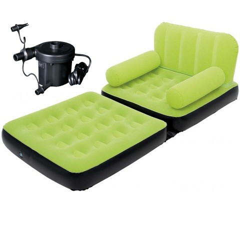 jual sofa bed 2 in 1 bestway 67356 hijau track far tokopedia rh tokopedia com