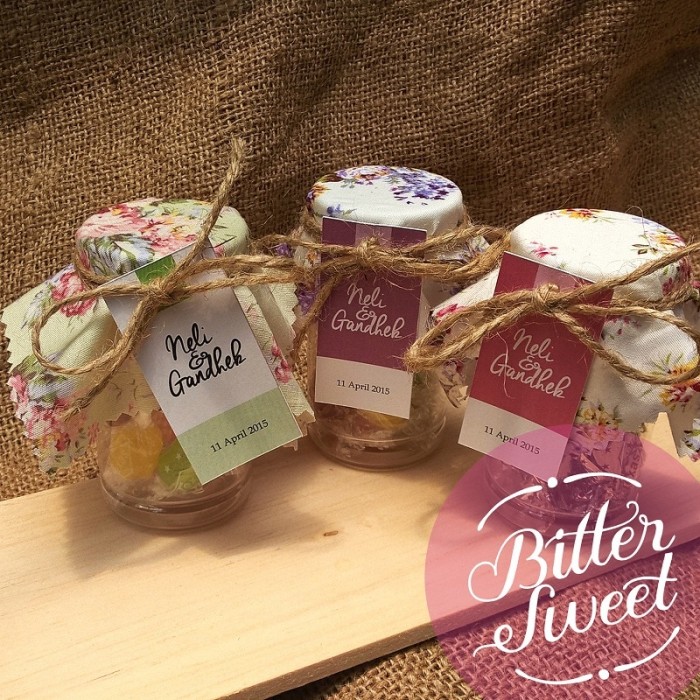 Souvenir Pernikahan Wedding Favors Candy Jar Mini Souvenir Pernikahan Wedding Favors Candy Jar Mini