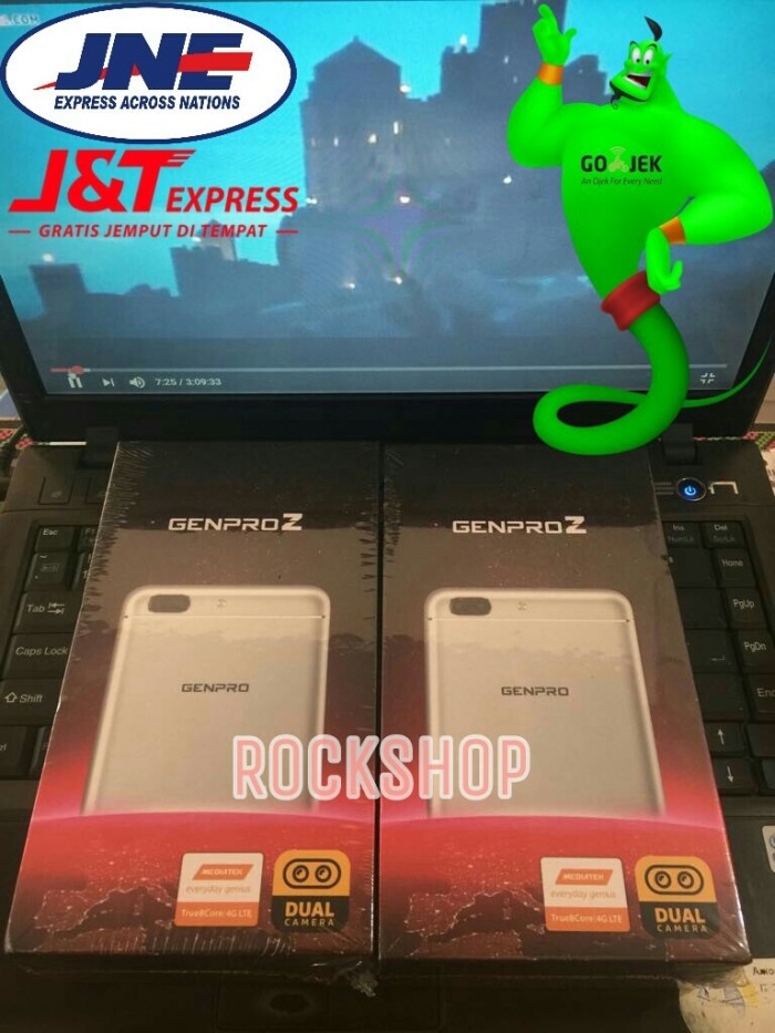 Evercoss Genpro Z RAM 4GB/32GB Dual Camera Black