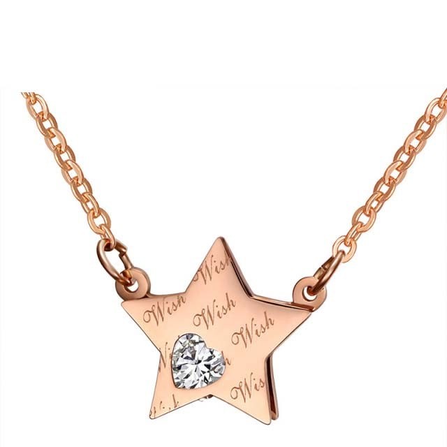 kalung single wanita, Titanium original, kualitas terbaik antipudar.