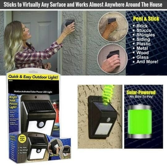 Jual Lampu Sensor Ajaib Lamp Solar Powered Garasi Lampu Sensor Ajaib Lamp Solar Powered