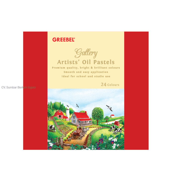 Krayon/Artist Oil Pastels GREEBEL Isi 24