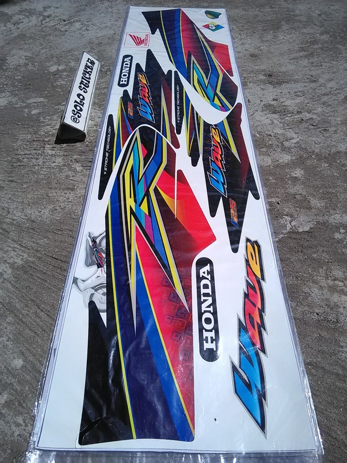 Jual Striping Sticker Variasi Motor Karisma 125 Wave I 5 Solo
