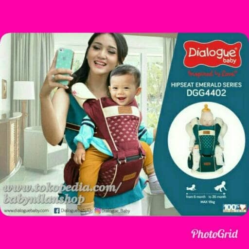 jual gendongan bayi dialogue hipseat emerald series dgg jual gendongan bayi dialogue hipseat emerald series dgg