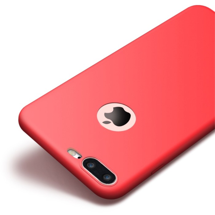 Cafele iPhone 7 Plus Extra Matte Shell TPU Soft Case Casing - Red
