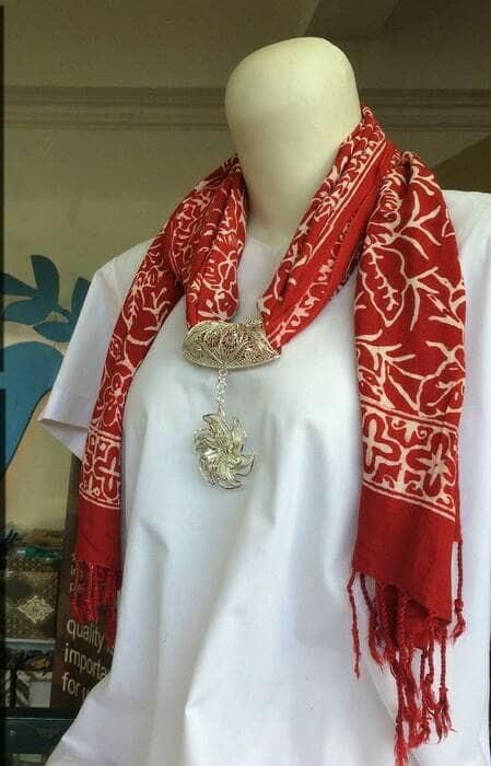 Jual Syal Scarf Batik Halus Suvenir Harga Grosir Murah 