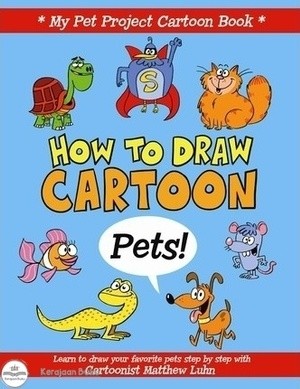 Jual How To Draw Cartoon Pets Kota Bekasi Kerajaan Buku Tokopedia