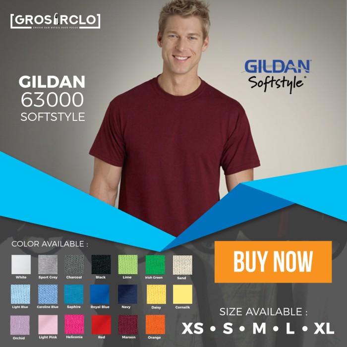 jual kaos polos gildan softstyle original murah jakarta jual kaos polos gildan softstyle original murah jakarta