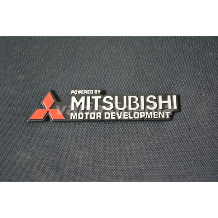 Emblem mitsubishi logo aluminium