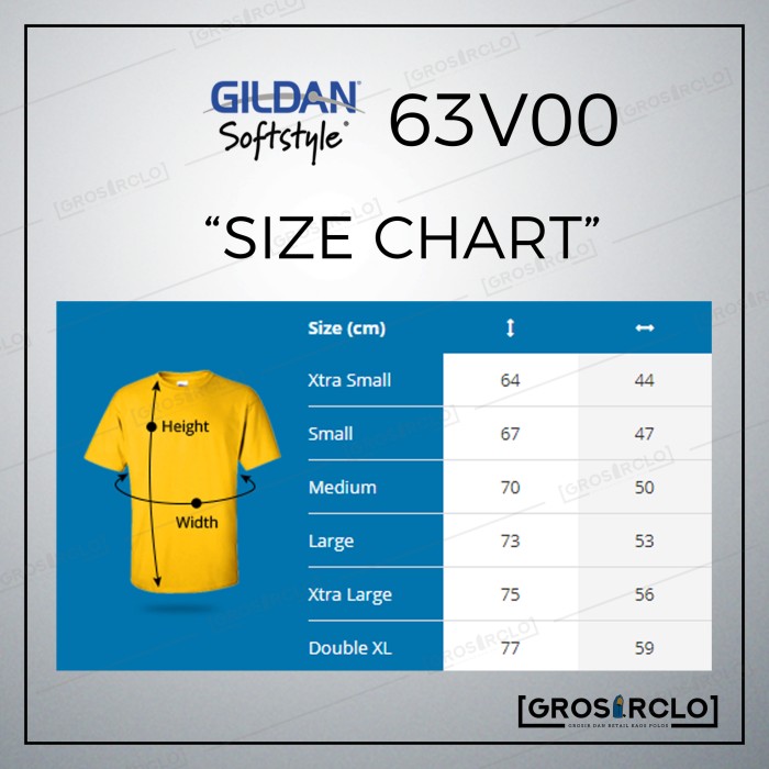 jual kaos polos gildan v neck softstyle 63v00 import jual kaos polos gildan v neck softstyle 63v00 import