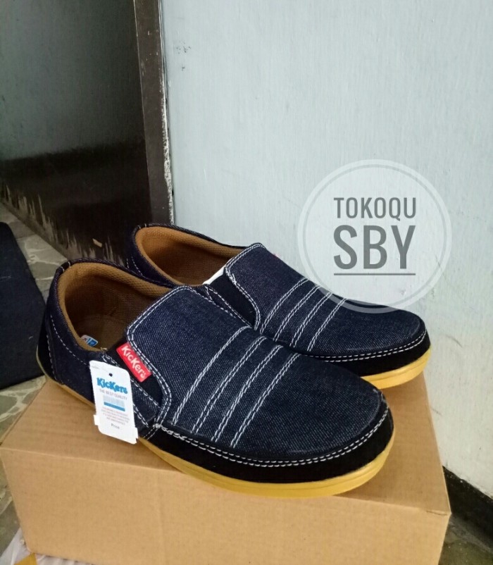 SEPATU SANTAI PRIA KICKERS MURAH/SEPATU SLIP ON KICKERS/SEPATU KICKERS
