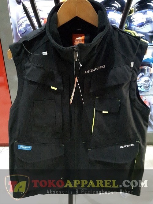 ROMPI RESPIRO SHUTTER VEST R1 | ROMPI TRAVELING - BLACK
