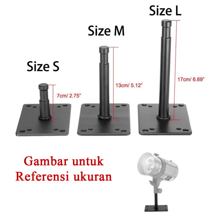 Jual T Wall Mount Light Stand Bracket For Studio Strobe Flash
