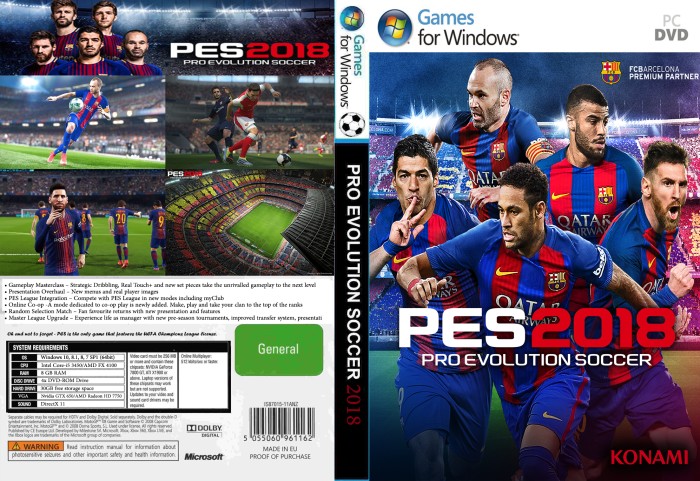 Jual Pro Evolution Soccer 2018 Pes 2018 Dvd Pc Game Kab Bandung Ehanz Store Tokopedia