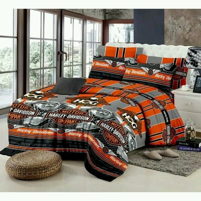 jual bedcover set fata signature uk 180 x 200 motif harley jual bedcover set fata signature uk 180 x 200 motif harley