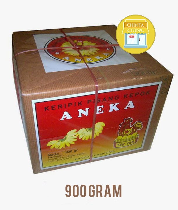Keripik Pisang Coklat Aneka Yen-Yen Lampung Kemasan Box 900g
