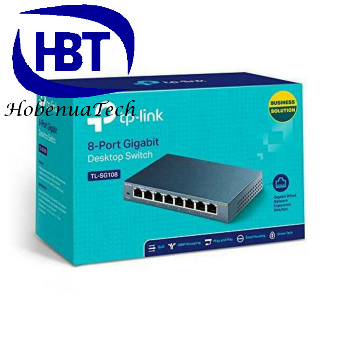 TP-LINK TL-SG108-8 NEW Port 10//100//1000MBPS Ethernet Desktop Switch