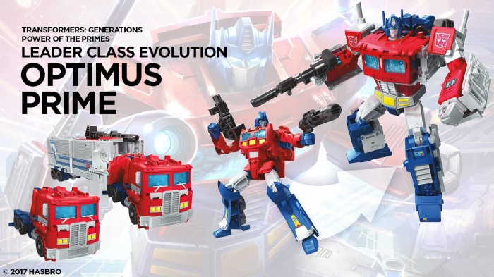 Transformers ~ POWER OF THE PRIMES LEADER CLASS OPTIMUS PRIME ACTON FIGURE