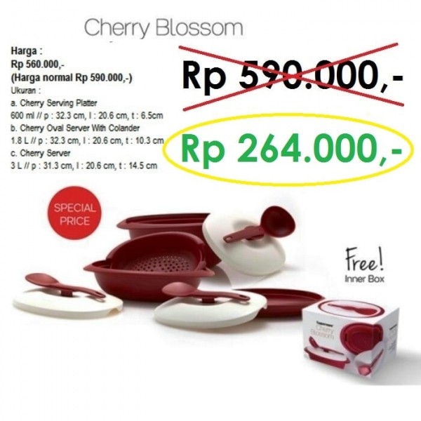 Harga Tupperware Cherry Blossom Travelbon.com Harga Tupperware Cherry Blossom Travelbon.com