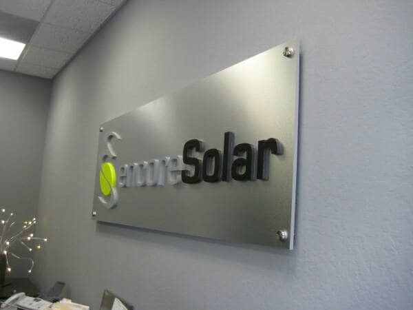 Jual Papan Nama Huruf Timbul Signage Kantor Lobby