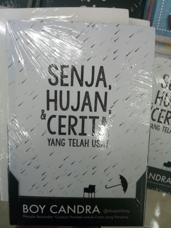 Jual BUKU NOVEL SENJA HUJAN DAN CERITA YANG TELAH USAI