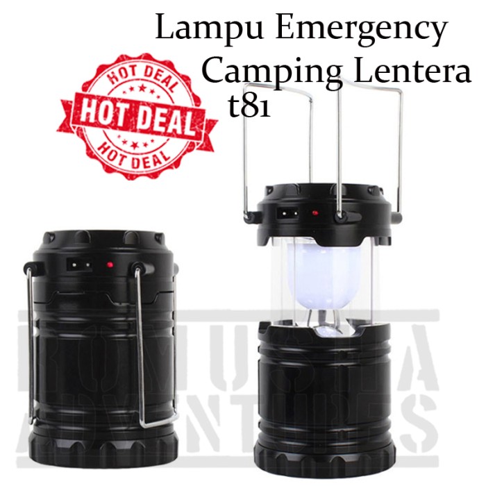 Lampu Camping Lantern / Lampu Lentera Solar Rechargeable. Source · LAMPU SENTER EMERGENCY MULTIFUNGSI PETROMAX SOLAR CELL POWER BANK
