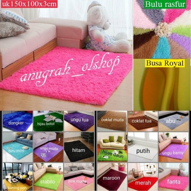 Karpet Matras Bulu Rasfur Lembut Toko Online Terbaik Source · karpet matras bulu lembut dan empuk