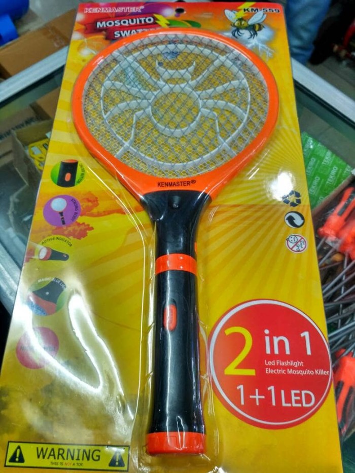 RAKET NYAMUK KENMASTER KM 559 / RAKET NYAMUK LED
